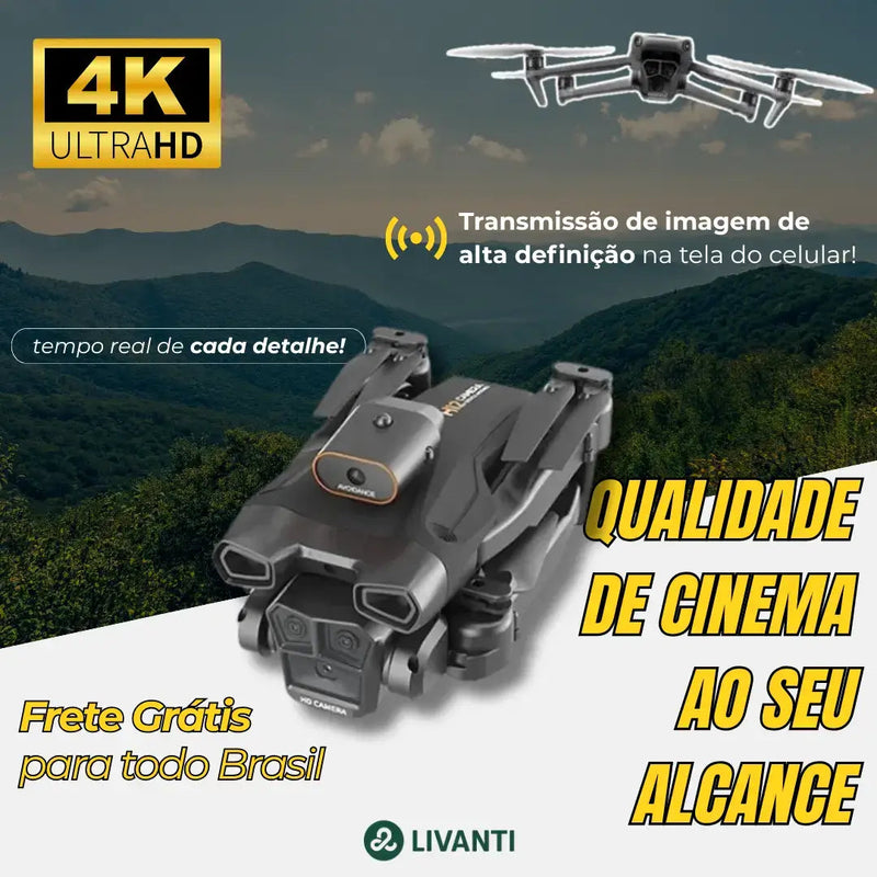 Drone Lânus Triple: Lote Especial com Preço Exclusivo - Enquanto Durar o Estoque + BRINDE HOJE